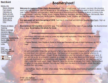 Tablet Screenshot of boomershoot.org